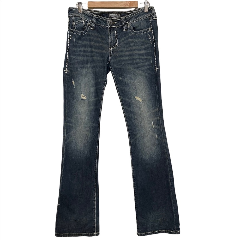 Women’s Affliction Jade jeans; size 29 inseam 33. Exact condition as pictured